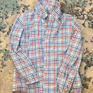 Vineyard Vines Red and Blue Plaid Shirt